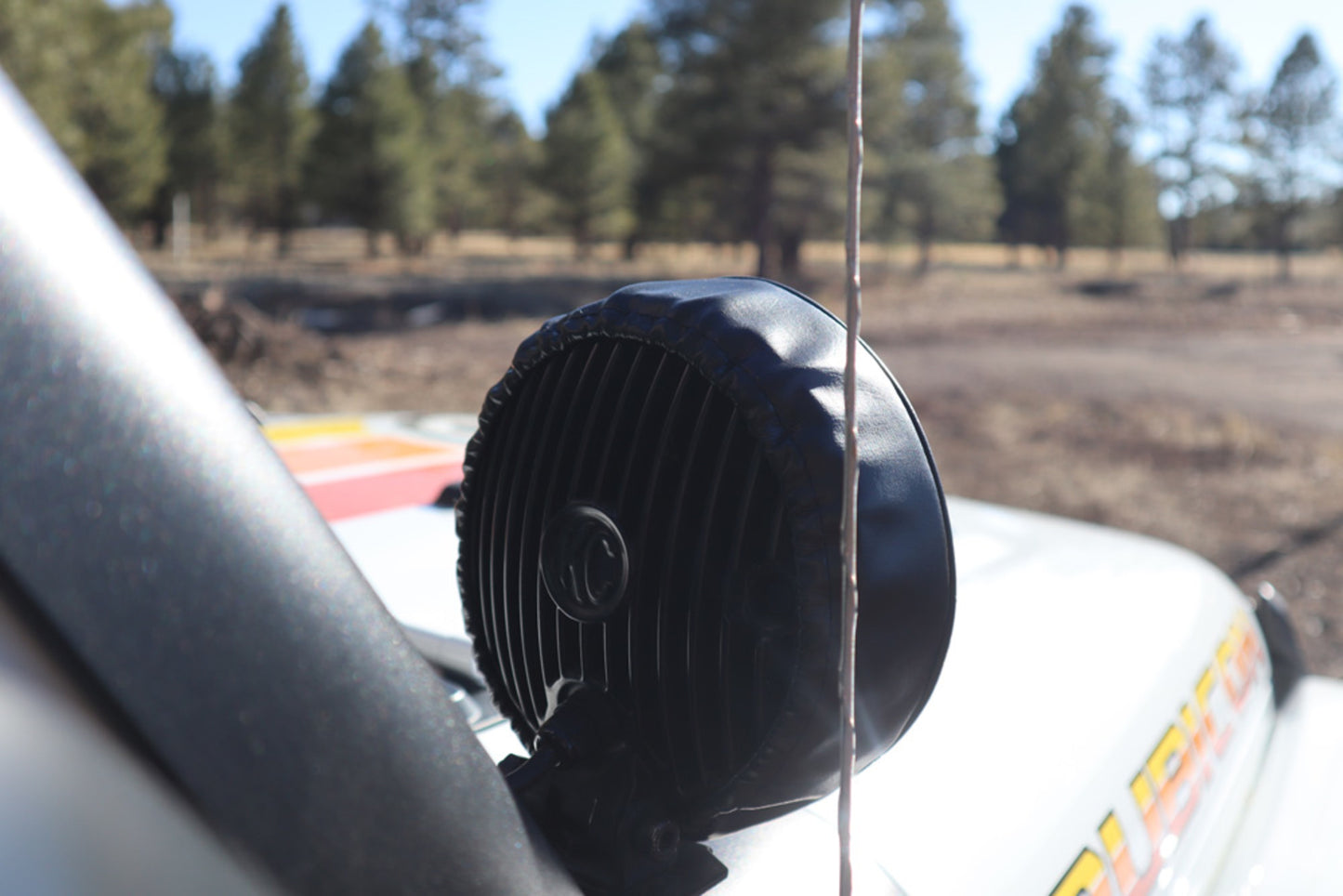 Cover; 6" Vinyl Black w/ Yellow KC Soft (pr)