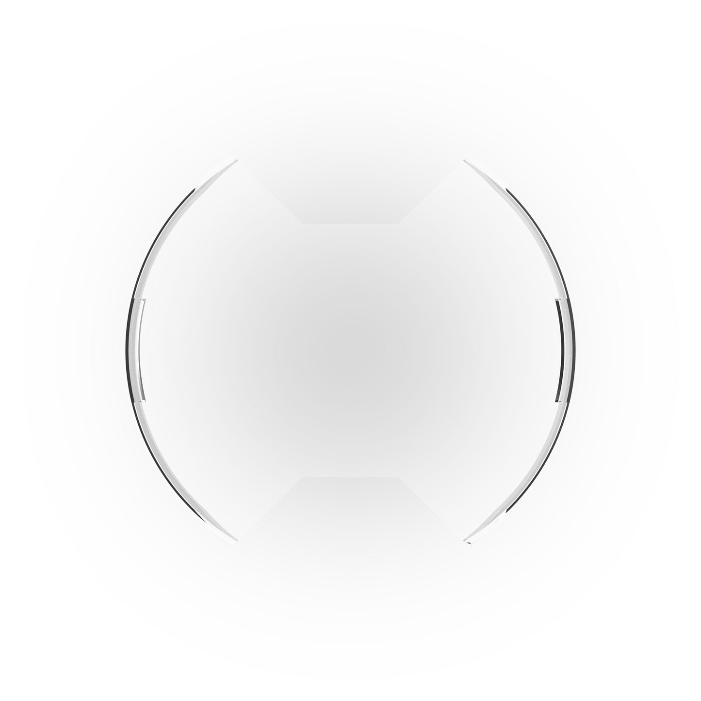 SlimLite® 8" LED - Light Shield - Clear