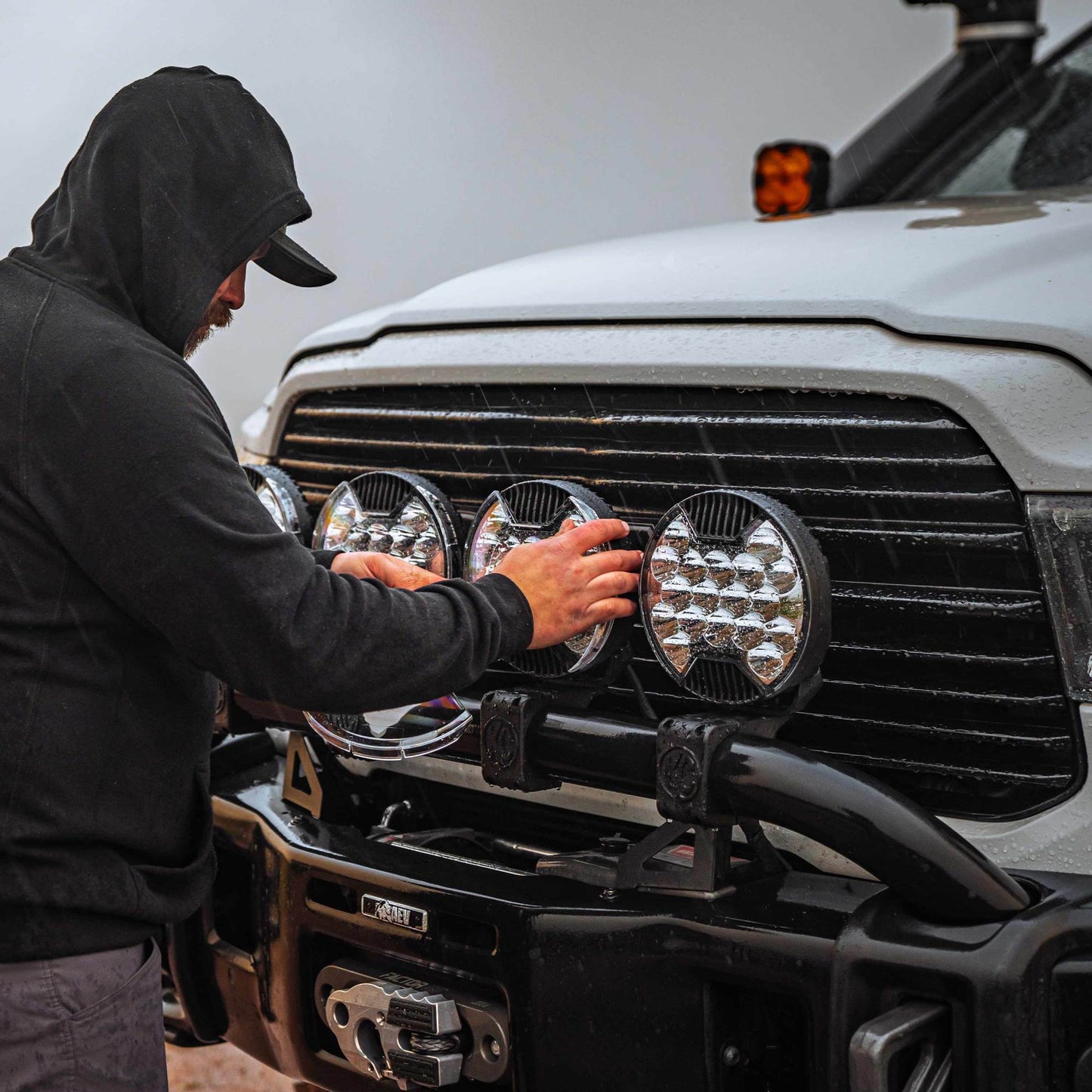 SlimLite® 8" LED - Light Shield - Clear