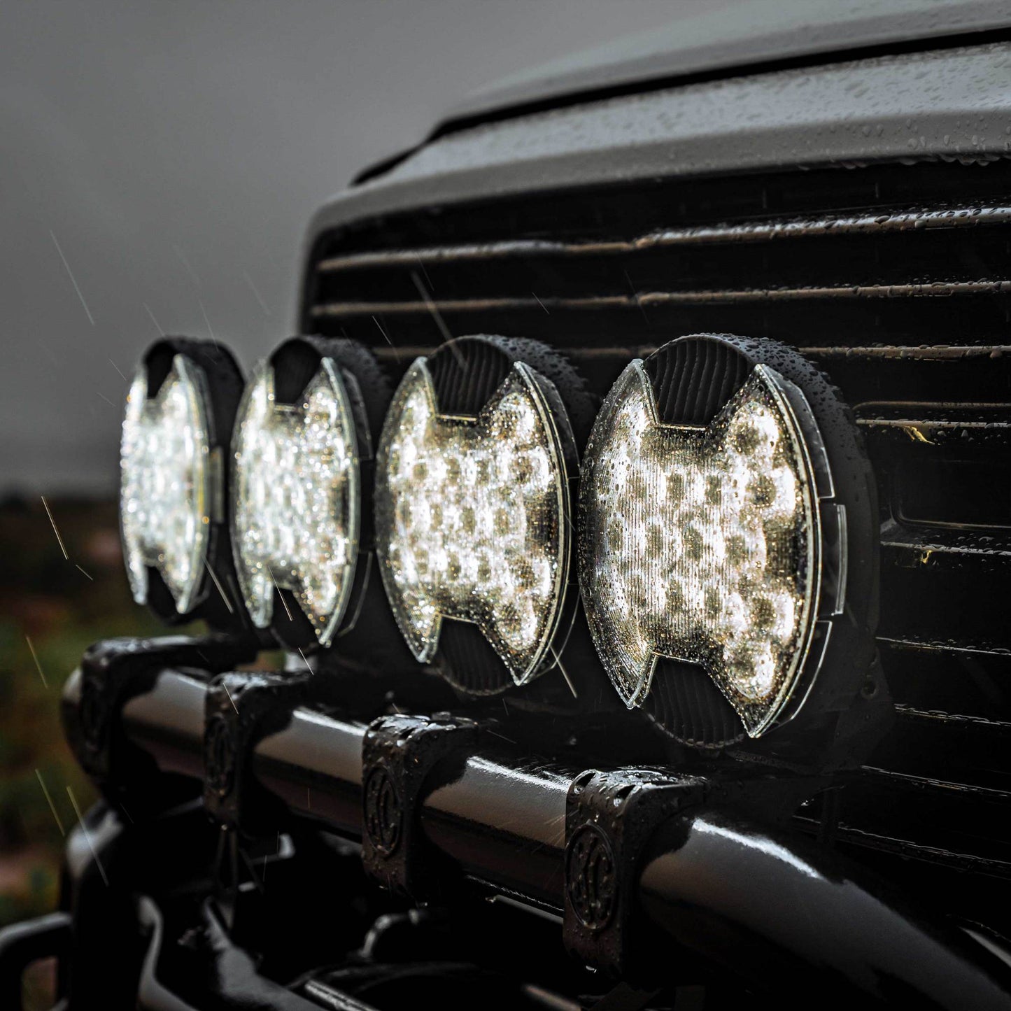 SlimLite® 8" LED - Light Shield - SAE Driving - Clear