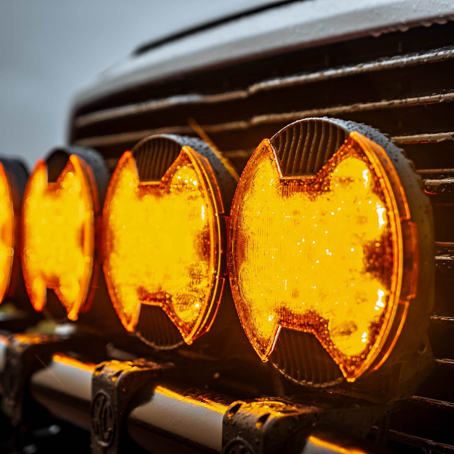 SlimLite® 8" LED - Light Shield - Driving - Amber