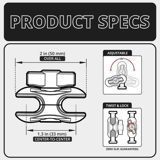 20 Series DuraLock™ 2" Arm