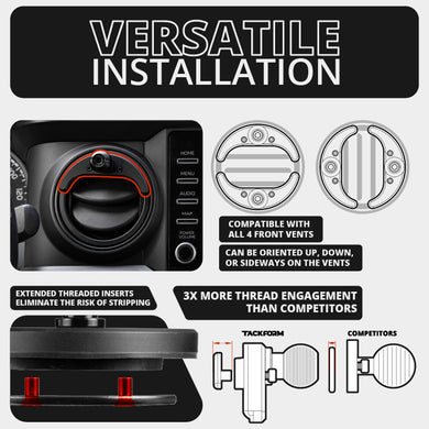 LINK™ Vent Mount Bracket w/ 20MM Ball for 2016-23 Tacoma and 2014-21 Tundra