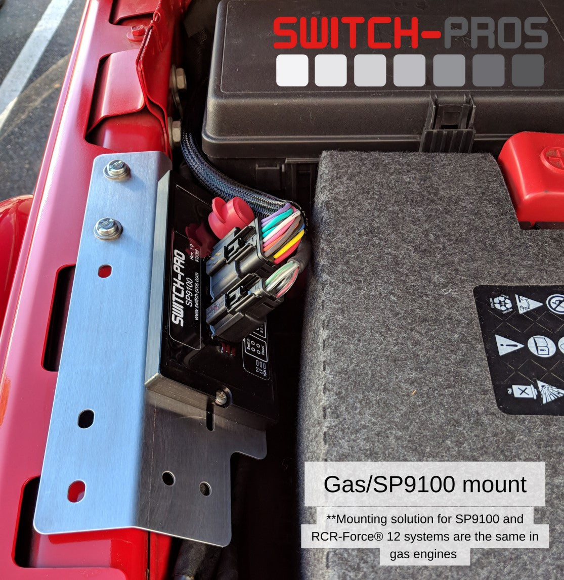 Switch-Pros 2019-2023 Jeep JL/JT Mounting Kit (Gas Engines)