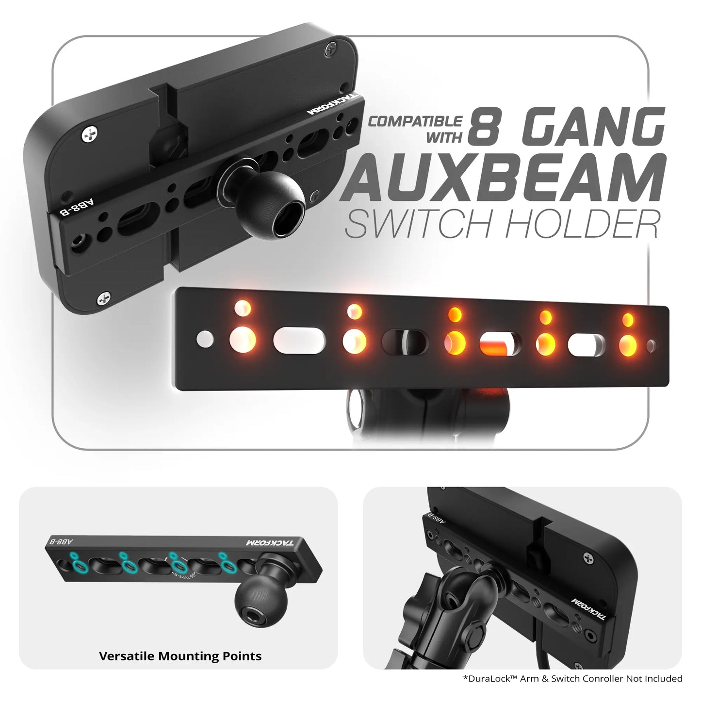 8 Gang Auxbeam Switch Panel Holder for 20 Series
