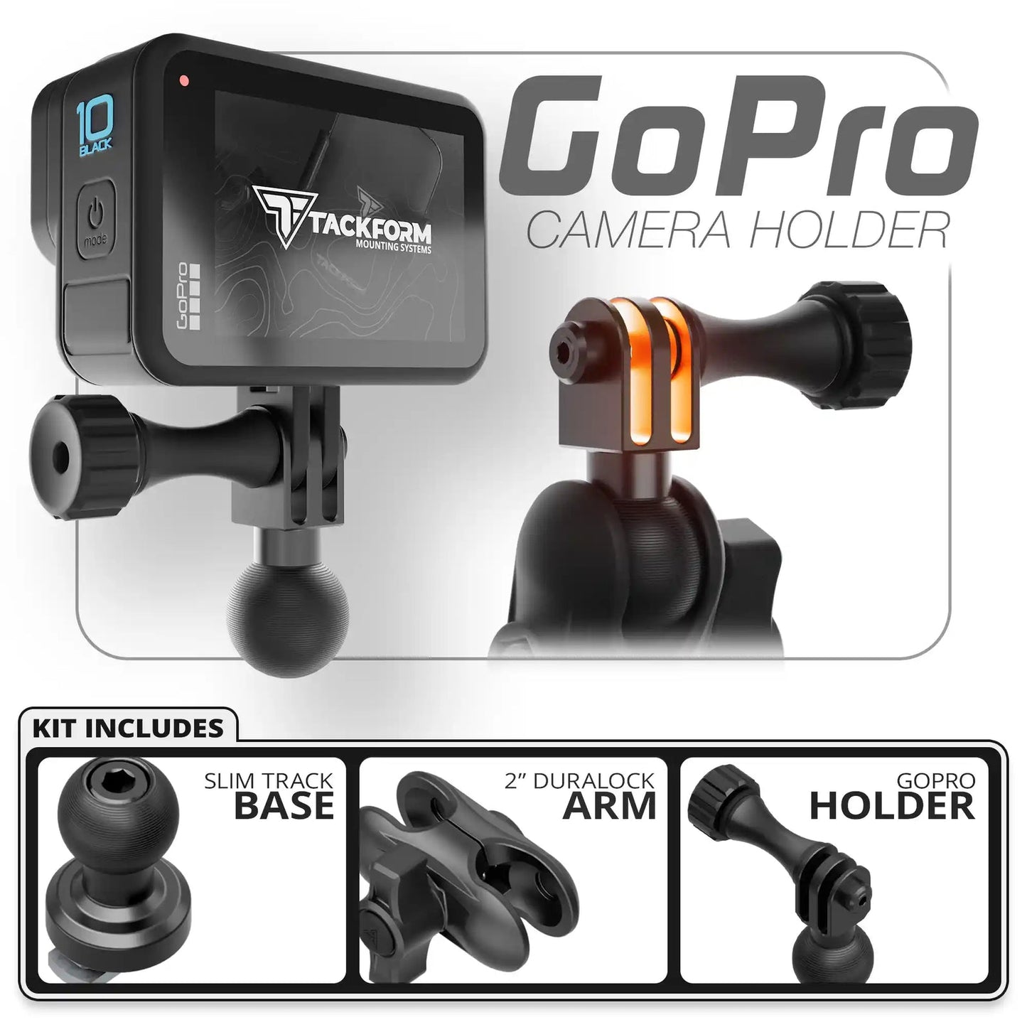 GoPro Mount with 2" Duralock Arm for TRAXX™ Slim Track Base