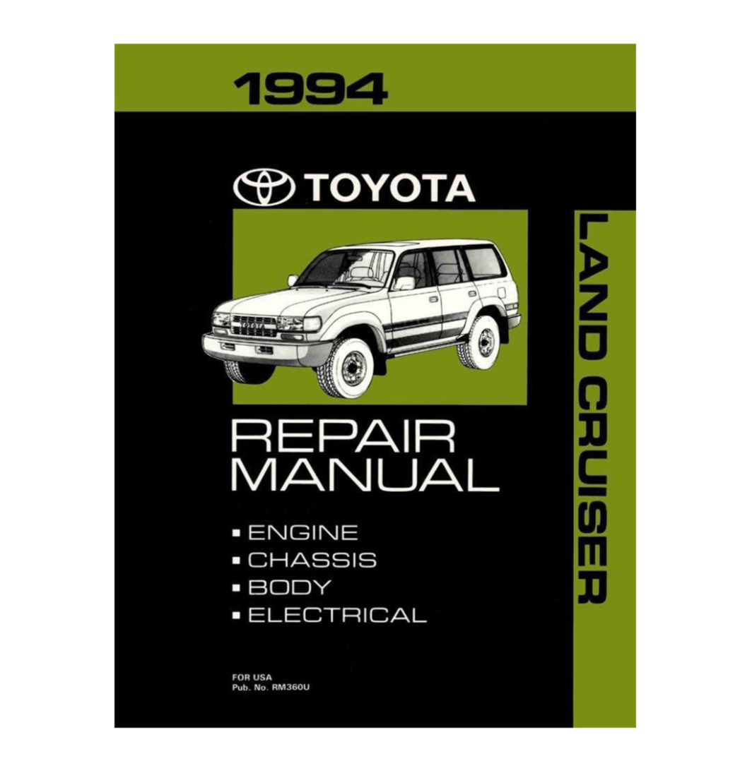 Toyota FJ80 Land Cruiser Repair Manual 1991-1997