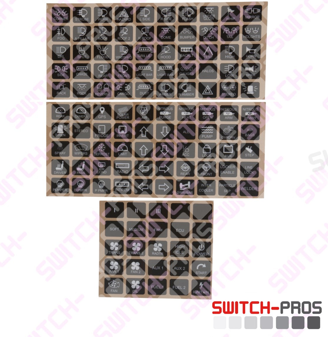 Switch-Pros Horizontal Switch Legends