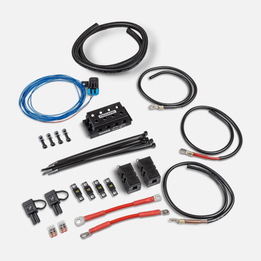 REDARC BCDC 25A Side by Side Engine Bay Wiring Kit