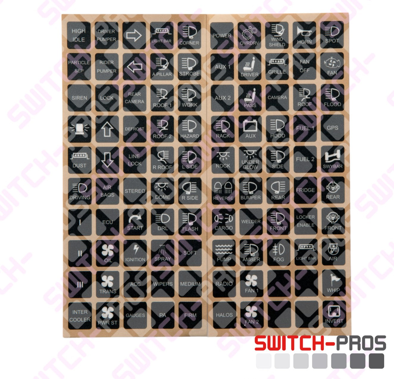 Switch-Pros Vertical Switch Legends