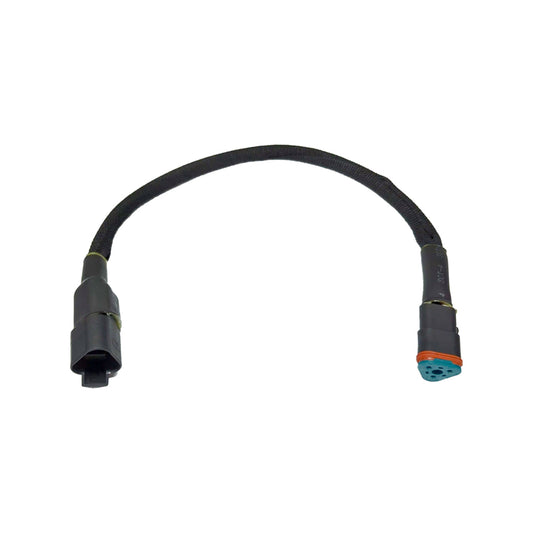 12" Plug-In Wiring Extension - 3-Pin Deutsch (DT) Connector