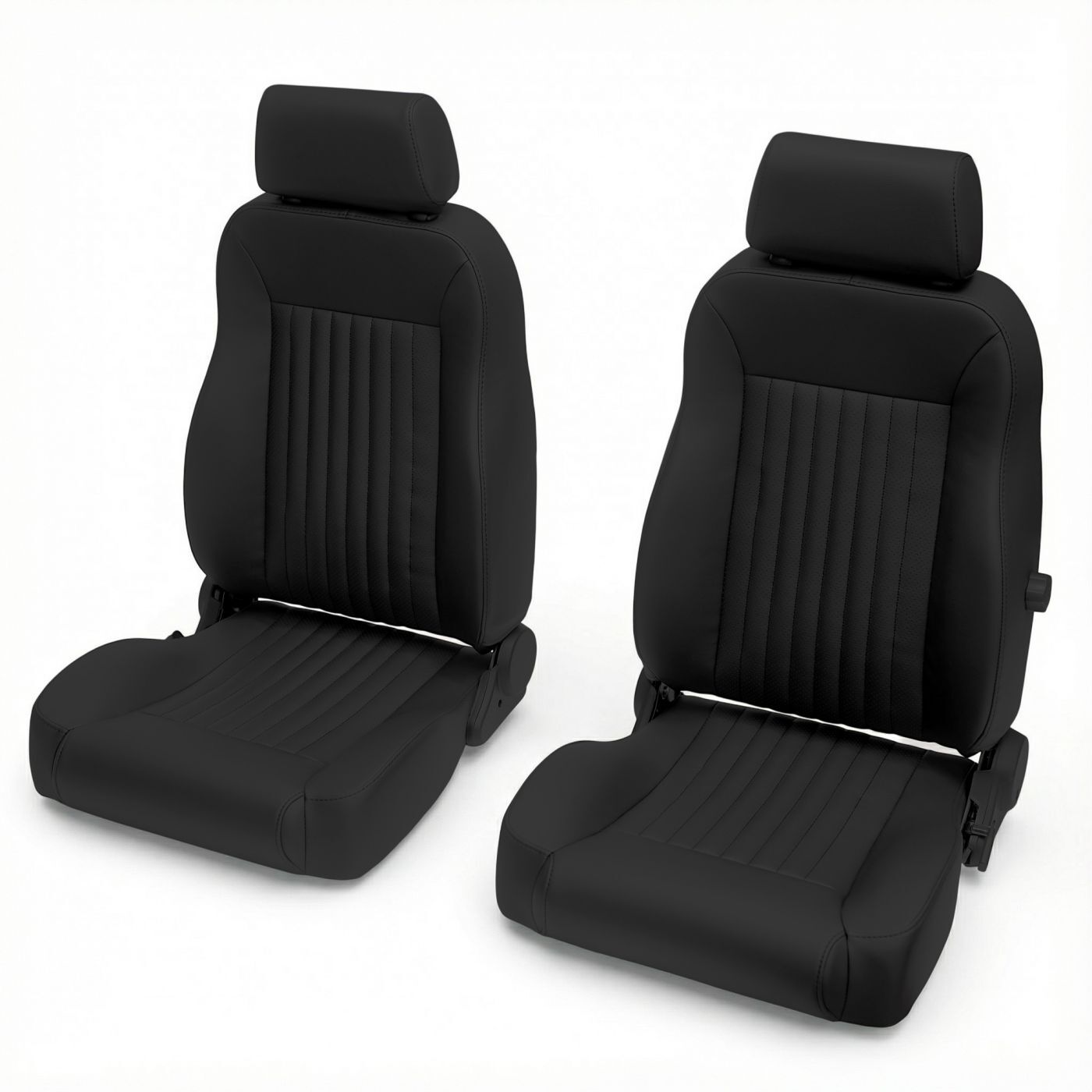 New pleated front seats in black for land cruiser