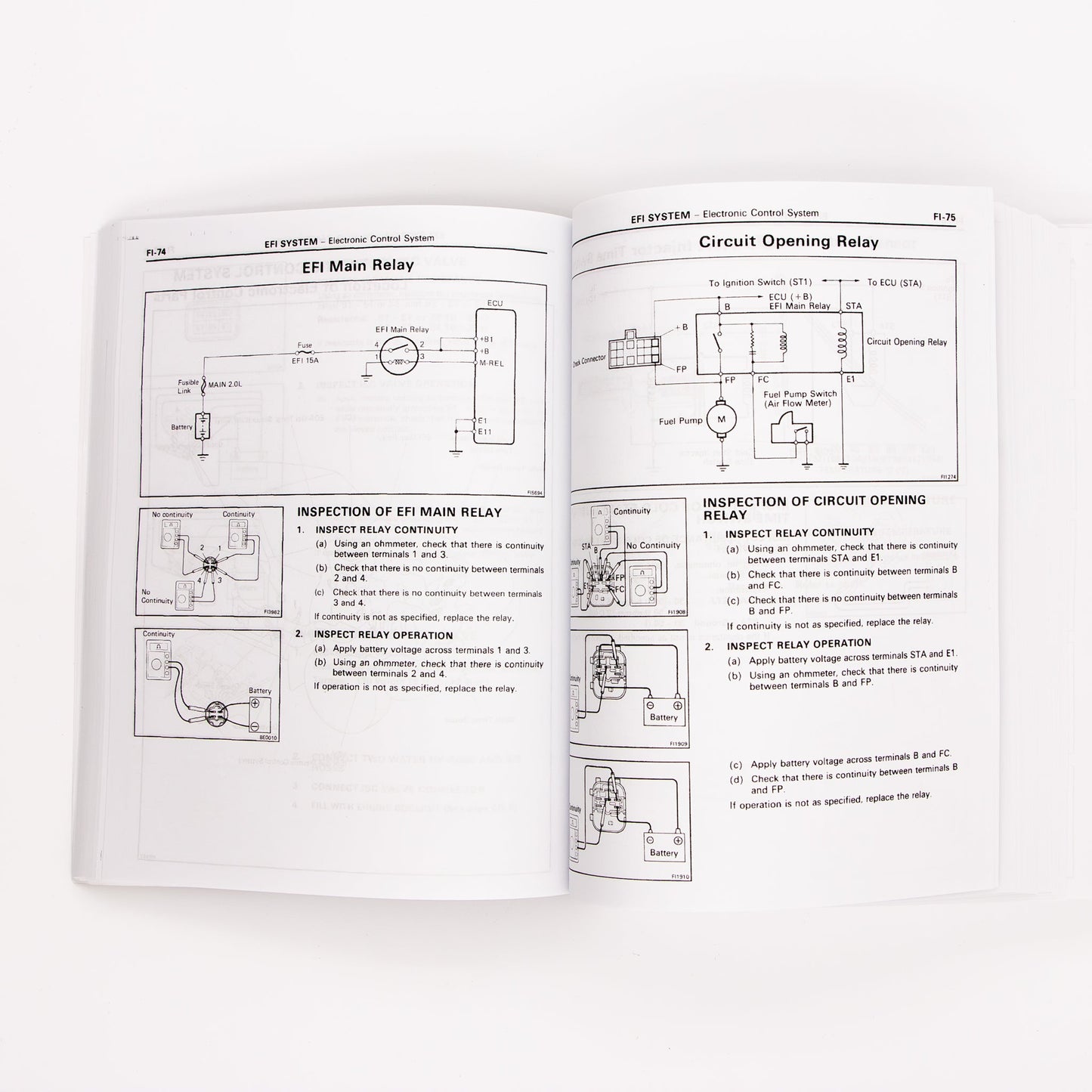 Sample pages from 1991 Toyota Repair Manual