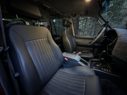 Rugged Overland Exclusive: Caballo Classic Front Bucket Seats for 80 Series (1991–1997)