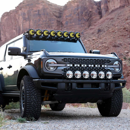 Gravity® LED Pro6 - 39" Light Bar Kit - for 21+ Ford Bronco Front Bumper