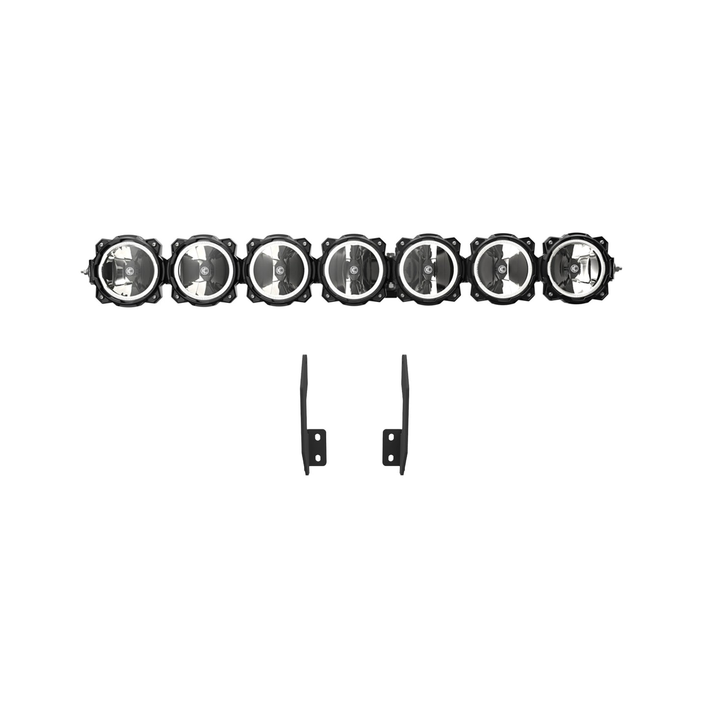 Gravity® LED Pro6 - 7-Light Bar Kit - Front Bumper - GEN3 2011-2016 Ford Super Duty