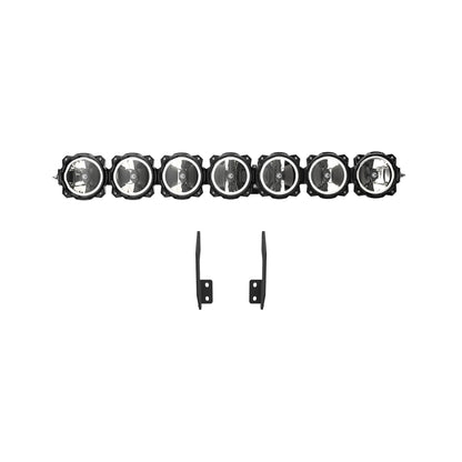 Gravity® LED Pro6 - 7-Light Bar Kit - Front Bumper - GEN3 2011-2016 Ford Super Duty