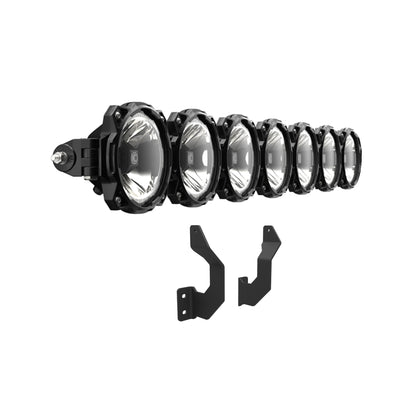 Gravity® LED Pro6 - 7-Light Bar Kit - Front Bumper - GEN4-5 17-24 Ford Super Duty