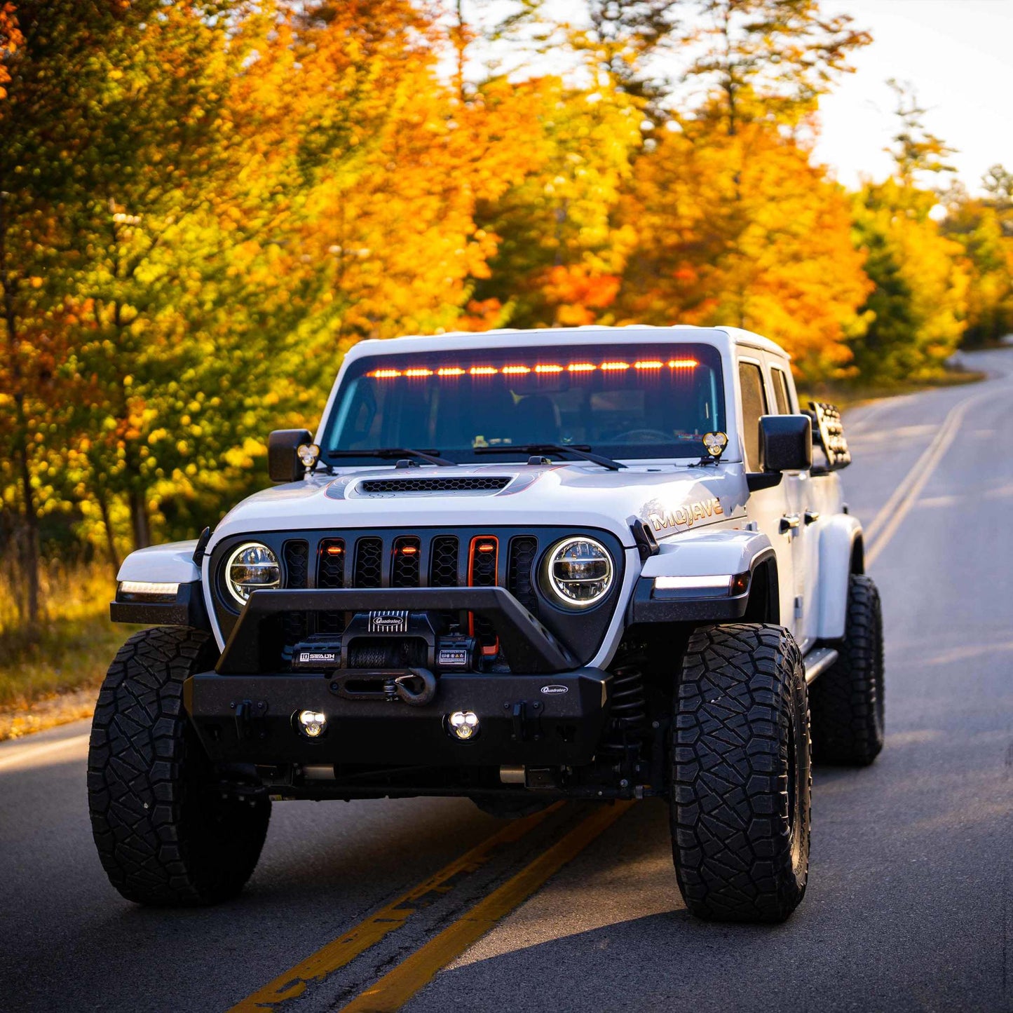 FLEX ERA® 3 Dual Mode SAE Fog Lights - 2-Light Master Kit - Jeep JK/JL/JT Steel Bumpers