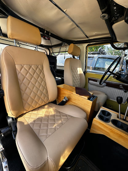Rugged Overland Exclusive: Caballo Classic Front Bucket Seats for 80 Series (1991–1997)