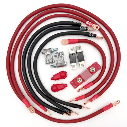 Jeep Wrangler JK Big 7 Battery Cable Kit 2007-2018