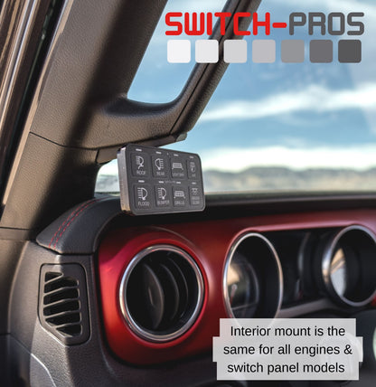 Switch-Pros 2019-2023 Jeep JL/JT Mounting Kit (Gas Engines)