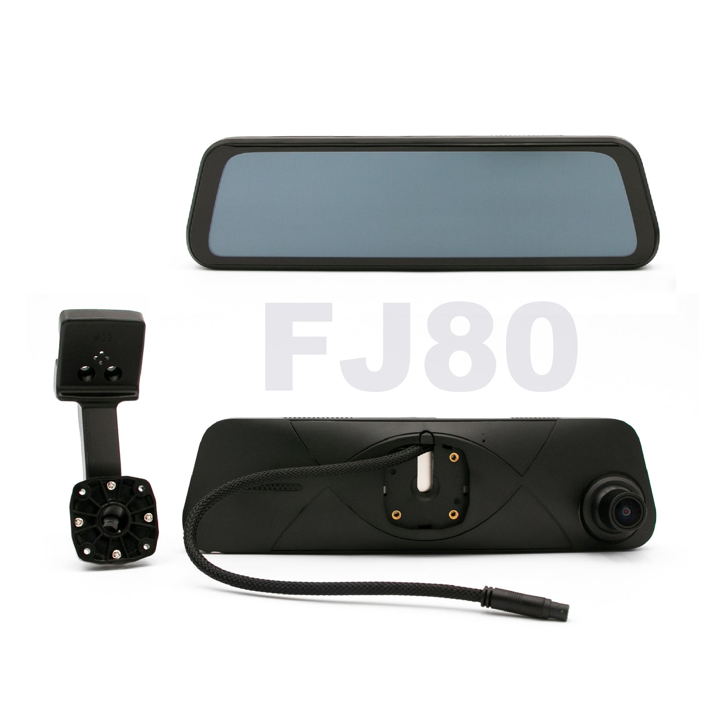 LucentVue 4K Rearview Mirror Camera System GPS | Toyota Land Cruiser FJ80