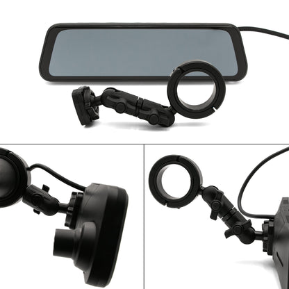 LucentVue 4K Rearview Mirror Camera System GPS | 1-3/4" Bar Mount Kit