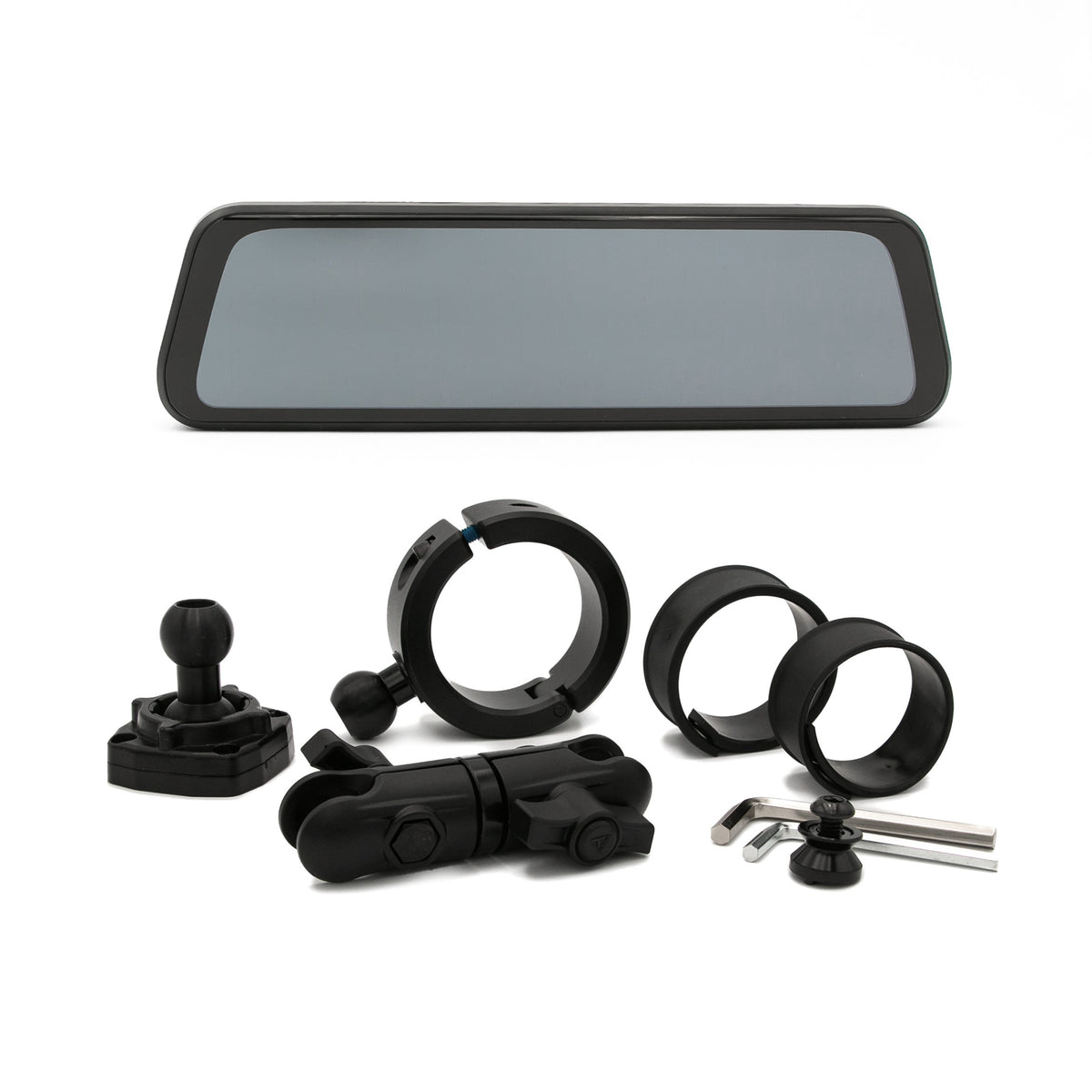 LucentVue 4K Rearview Mirror Camera System GPS | 1-3/4" Bar Mount Kit