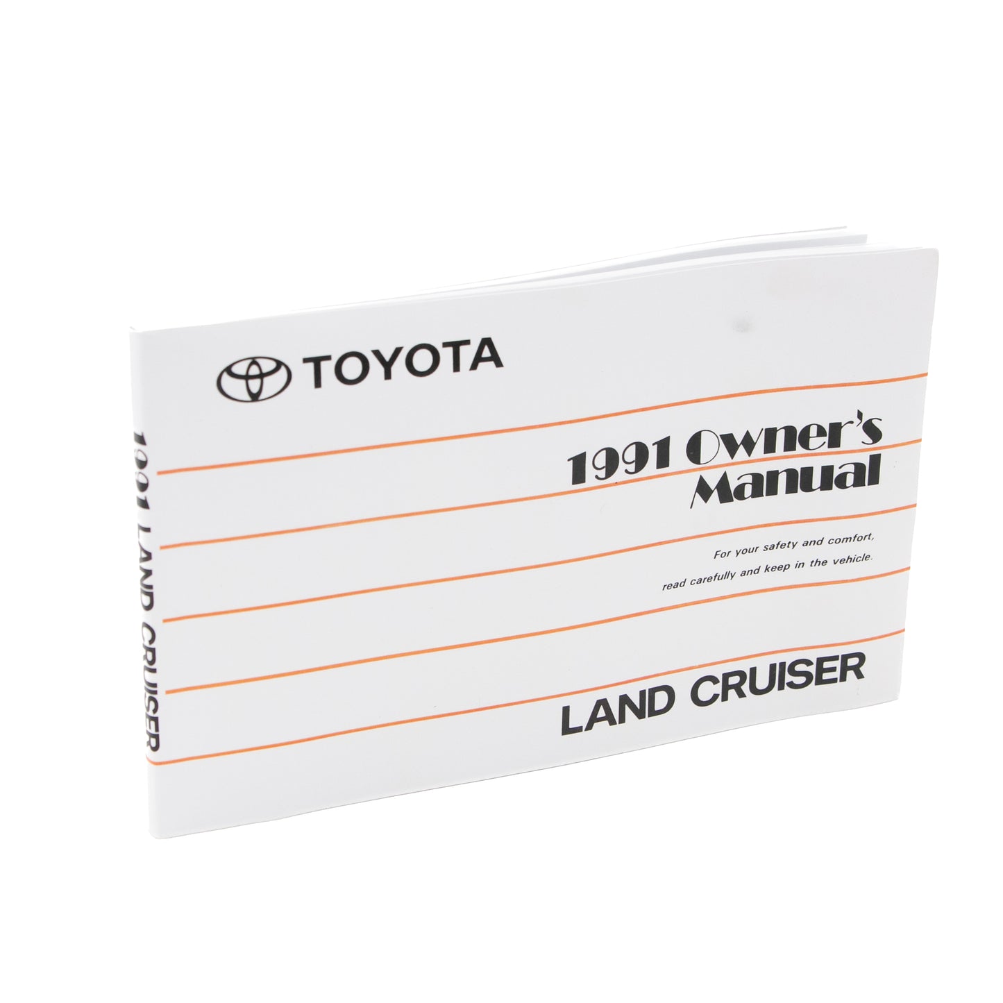 Toyota FJ80 Land Cruiser Owner's Manual 1991-1997