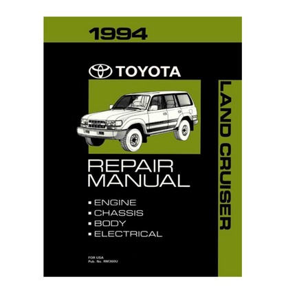 Toyota FJ80 Land Cruiser Repair Manual 1991-1997