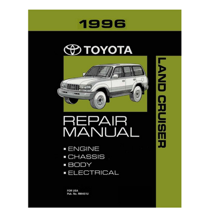 Toyota FJ80 Land Cruiser Repair Manual 1991-1997