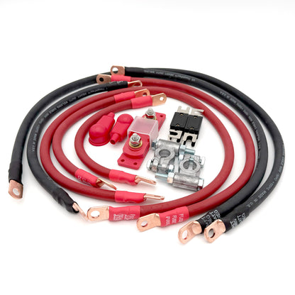 Jeep Wrangler TJ / LJ Big 7 Battery Cable Kit 1997-2006