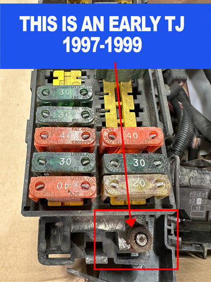 Jeep Wrangler TJ / LJ Big 7 Battery Cable Kit 1997-2006