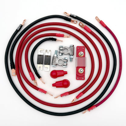 Toyota Tacoma Big 7 Battery Cables Kit Gen 1 - 1995-2004