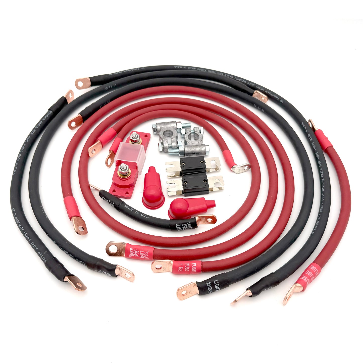 Jeep Wrangler JL Big 7 Battery Cable Kit 2018 - 2024