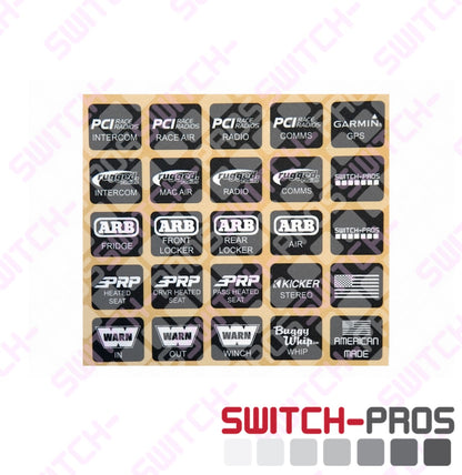 Switch-Pros Brand-Specific Switch Legends