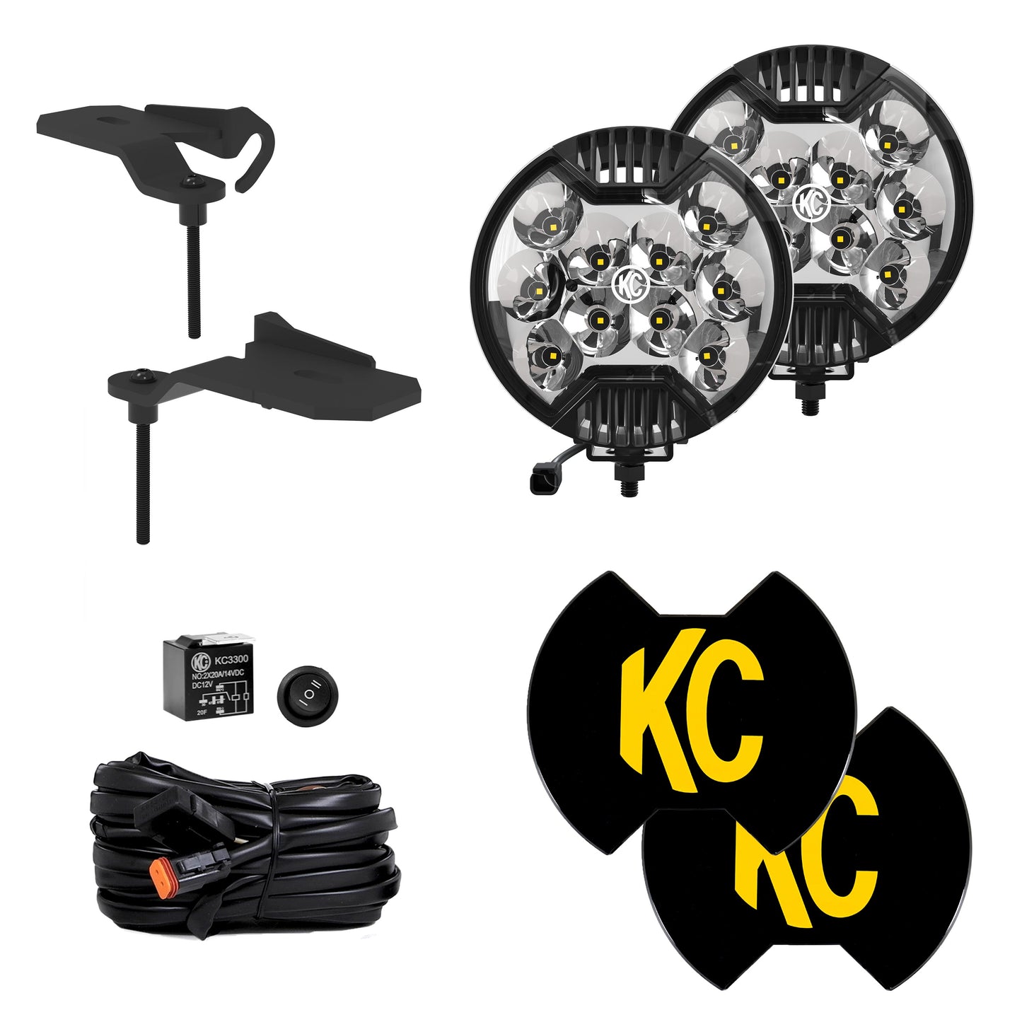 SlimLite® LED - 2-Light System - Ditch Light Kit - for 2020+ Jeep 392/Mojave