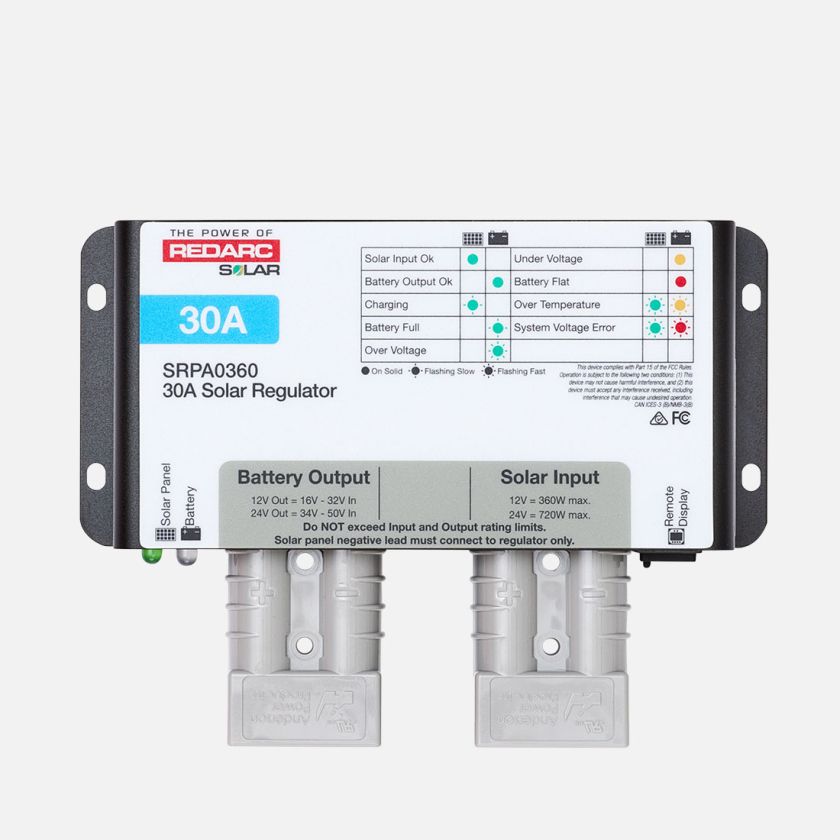 REDARC 30AMP Solar Regulator